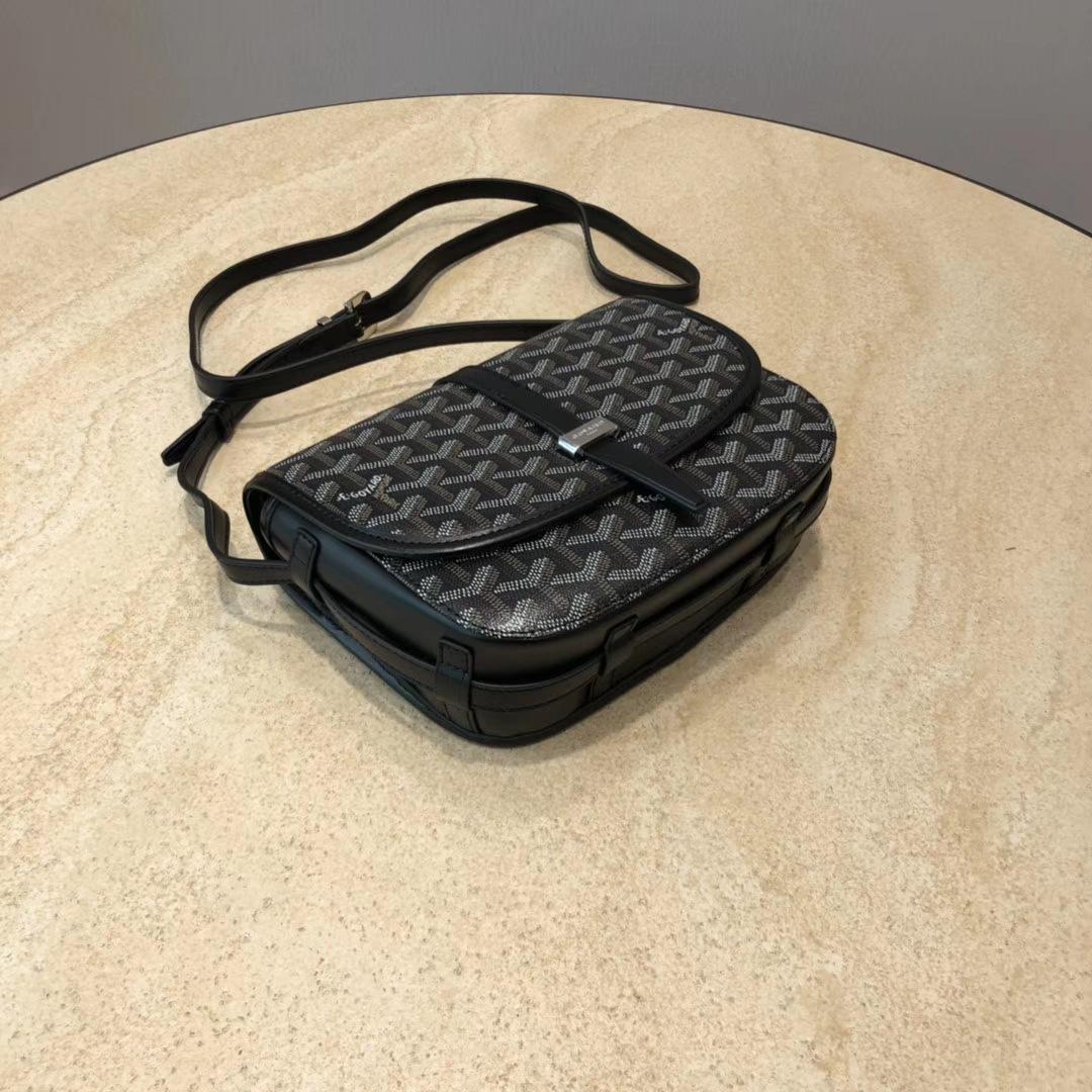 Treasure Bags Klassieke Postbode Tas Zadel Tas Pepita Tas Kleine Vierkante Tas Oude Bloemen Tas Schouder Messenger Tas zwart