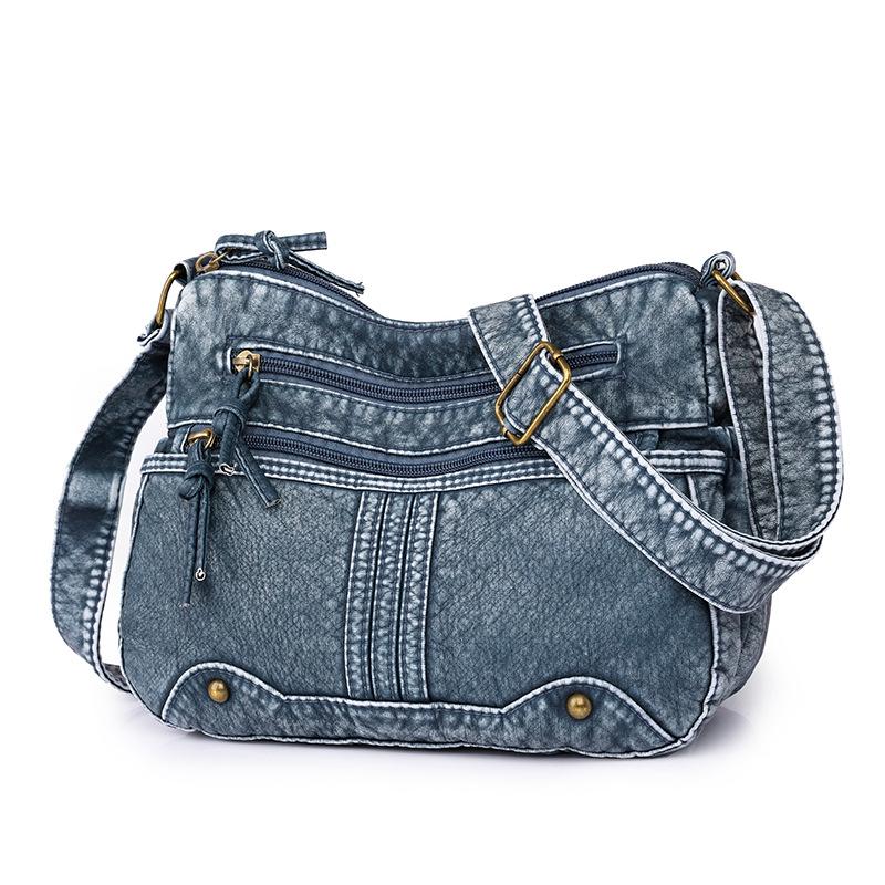 Durable Hoge Kwaliteit Dames Draagtas Vrouwen Schoudertas Crossbody Tas 2023 Nieuwe Eenvoudige Multi Compartiment Vrouwen Tas Handtassen one size blauw