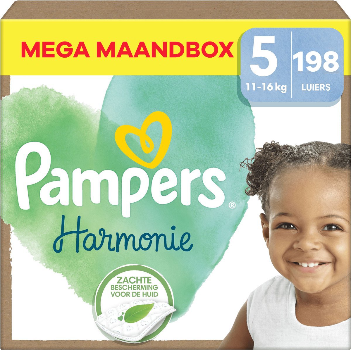 Pampers  Harmonie - Maat 5 - Mega Maandbox - 198 stuks - 11/16 KG
