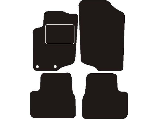 Peugeot Automatten passend voor  207 2006-