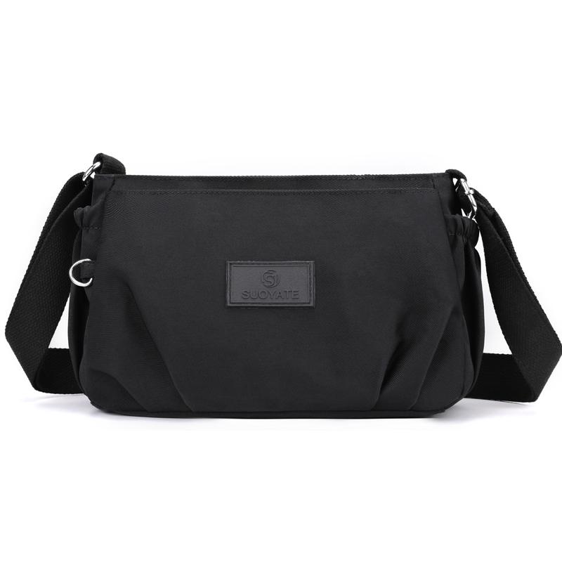 RUWB BAGS Effen kleur waterdichte schoudertas vrouwen casual kleine crossbody tas multifunctionele handtas messenger bag