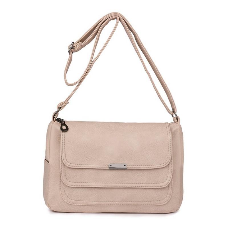 RUWB BAGS Dames Schouder Crossbody Tassen PU Leer Vrouwen Oksel Tassen 2024 Winter Effen Kleur Kleine Top-Handle Tassen Portemonnee Vrouwelijke Dagelijkse Handtassen