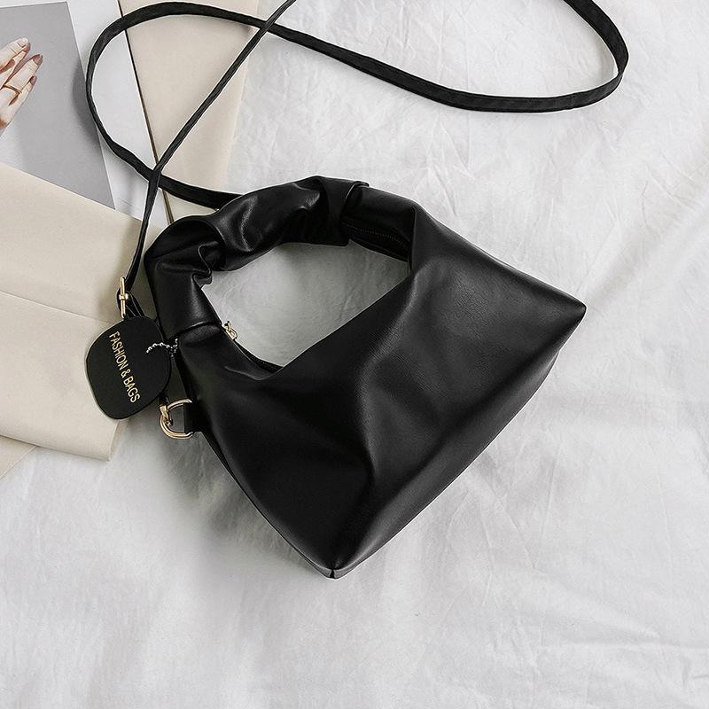 Fancy Lady Schoudertasje Dames Nieuwe Mode Eenvoudige Crossbody Tas Casual Commuter Handtas one size zwart