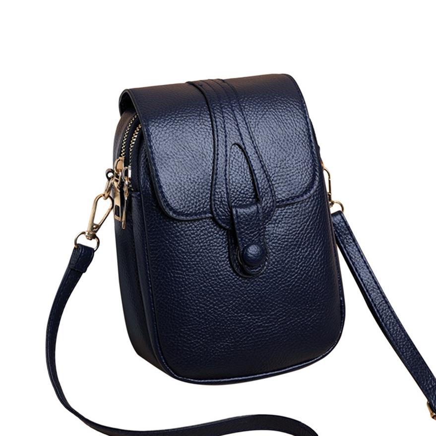 Colorful Bag Dubbellaagse verticale mobiele telefoontas Dames Casual schoudertas Diagonaal