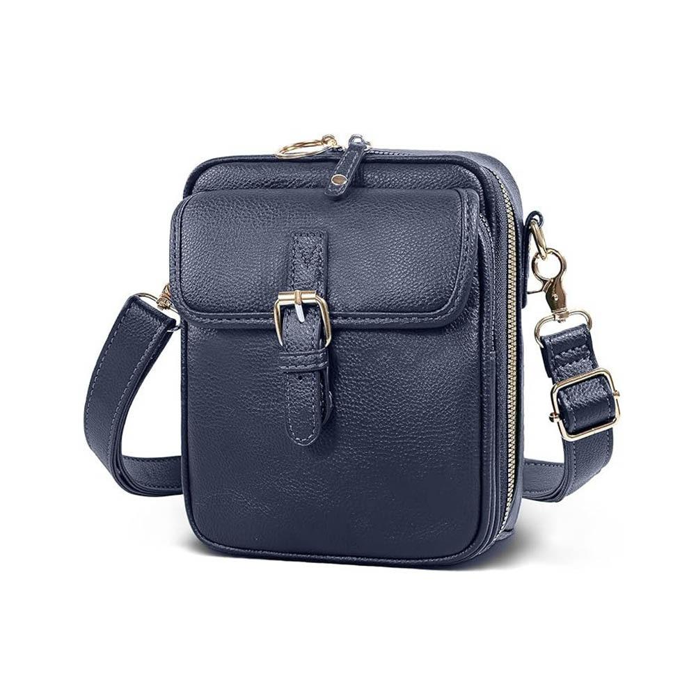 ChangshaA with Adjustable Removable Strap Women Messenger Bag Large Capacity Phone Handbag  Gifts marineblauwe kleur