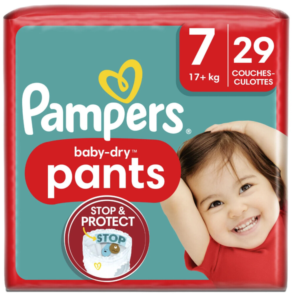 Pampers 4x  Baby Dry Luierbroekjes Maat 7 (17+ kg) 29 Stuks