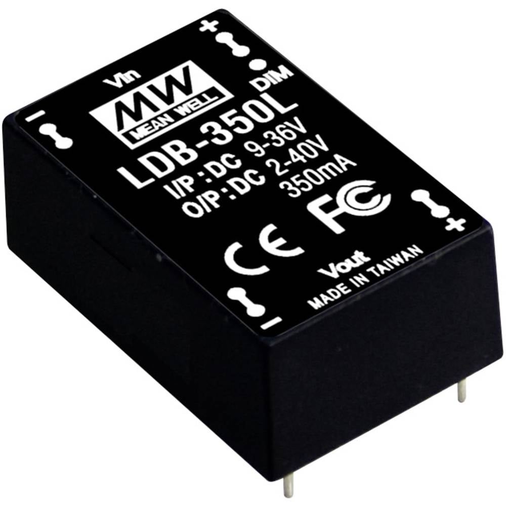MW Mean Well DC/DC-LED-driver  LDB-300L 300 mA 12 W 1 stuk(s)