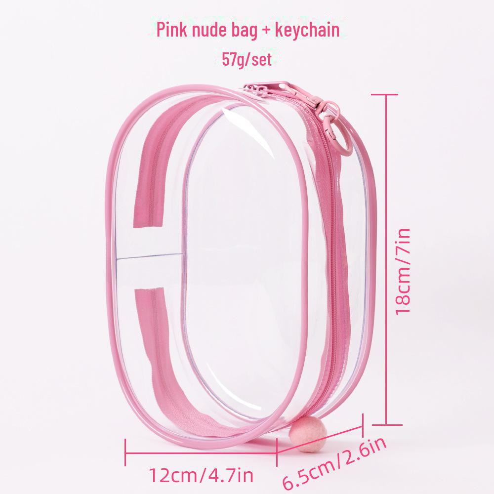 StrideBox Labubu High-Transparent PVC Anime Doll Dustproof Hanging Bag
