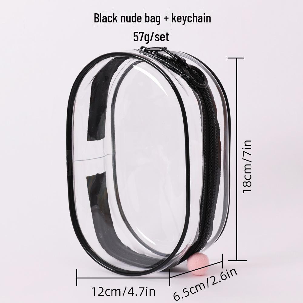 StrideBox Labubu High-Transparent PVC Anime Doll Dustproof Hanging Bag