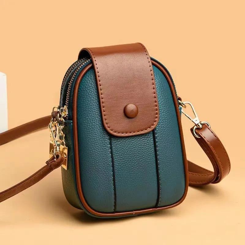 VIA ROMA Leuke tas Dames mobiele telefoon tas Kleine vierkante tas Schoudertas Crossbody tas One Size