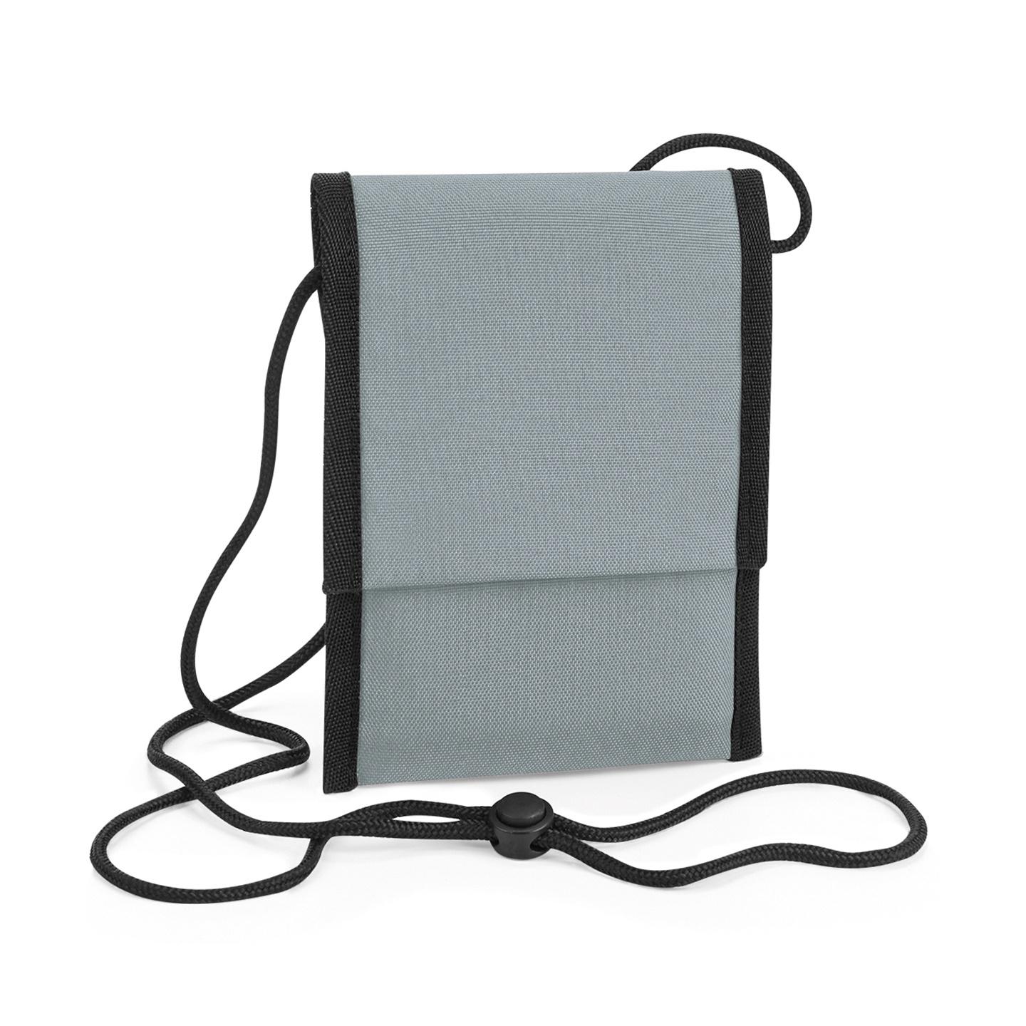 BagBase Unisex volwassen gerecyclede crossbodytas One Size grijs
