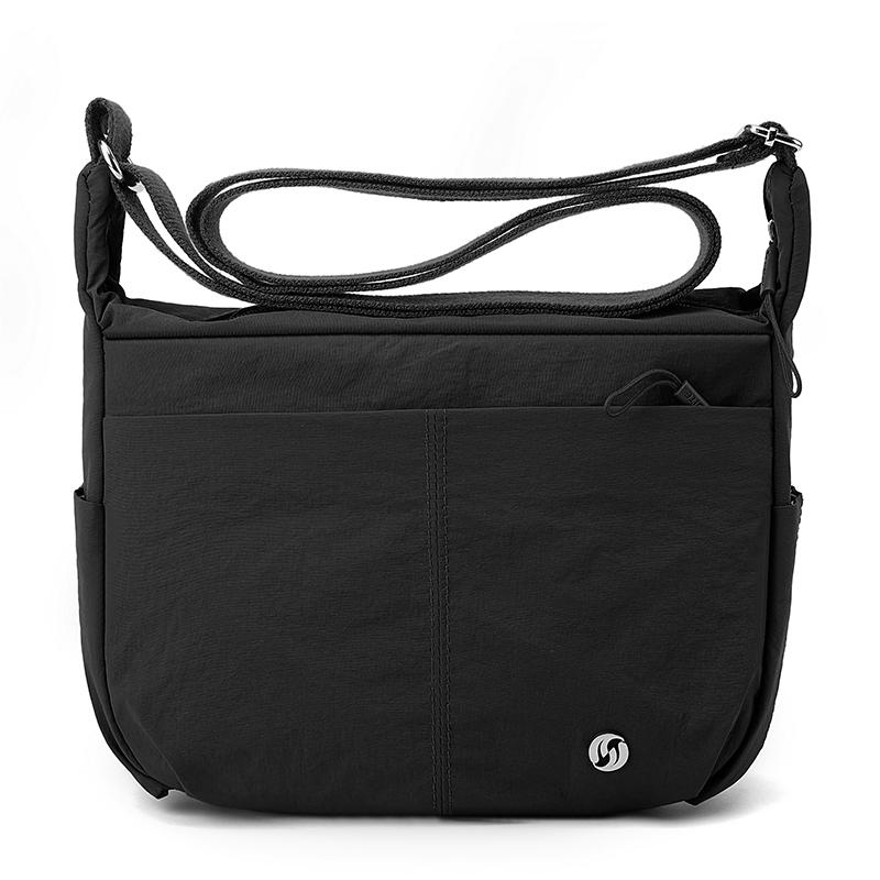 RUWB BAGS Nylon doek casual kleine crossbody tas vrouwen lichtgewicht casual messenger bags 2024 winter nieuwe eenvoudige mode forens schoudertas vrouwen's tas