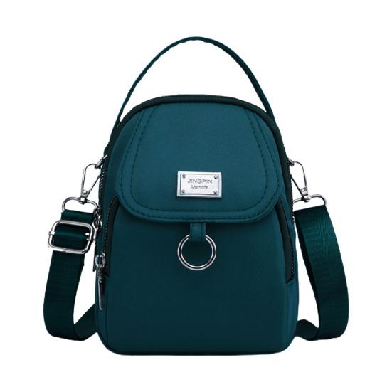 Bag Accessorries Stijlvolle mini-schoudertas 3 lagen Veelgebruikte opslag blauw