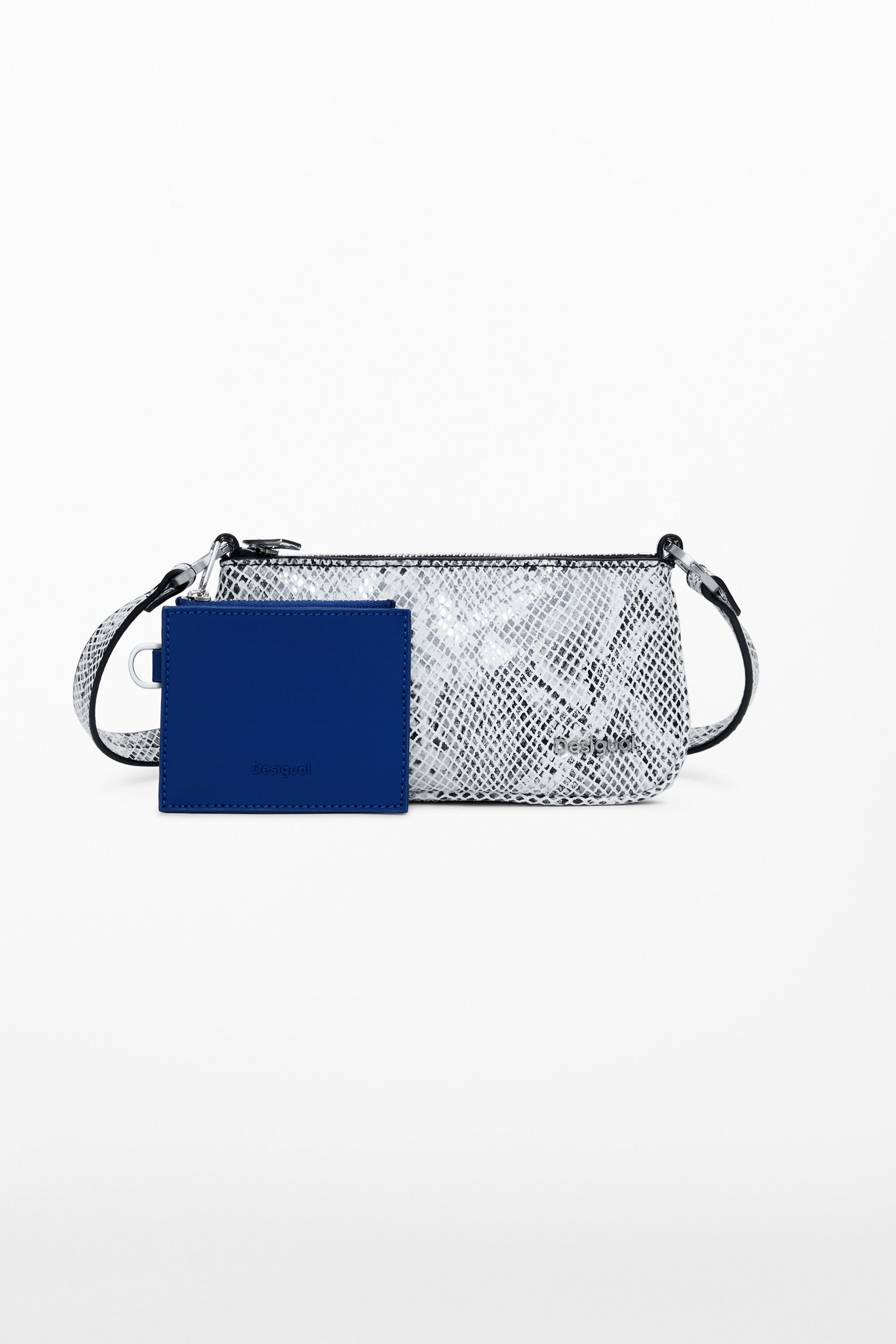 Desigual Grote 2-in-1 portemonnee met slangenprint - MATERIAL FINISHES