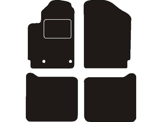 Peugeot Automatten passend voor  Partner MPV 2006 - 2009