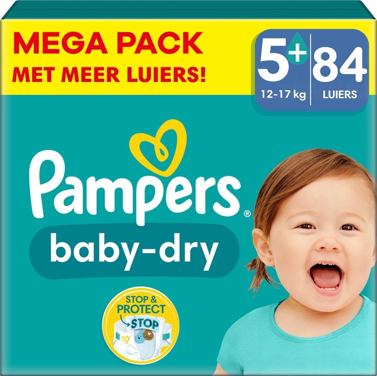 Pampers  Baby Dry - Maat 5+ - Megapack - 84 stuks - 12/17KG