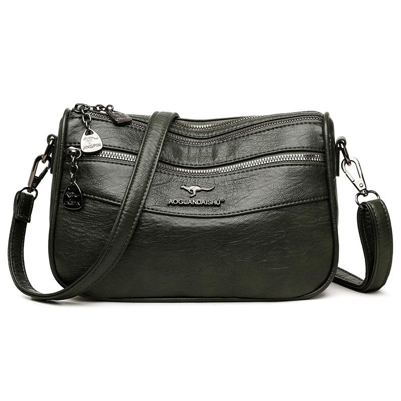 VIA ROMA Damestas Four Seasons Damestas Grote capaciteit Goede kwaliteit Een schouder schuine kruis tas Zachte textuur tas
