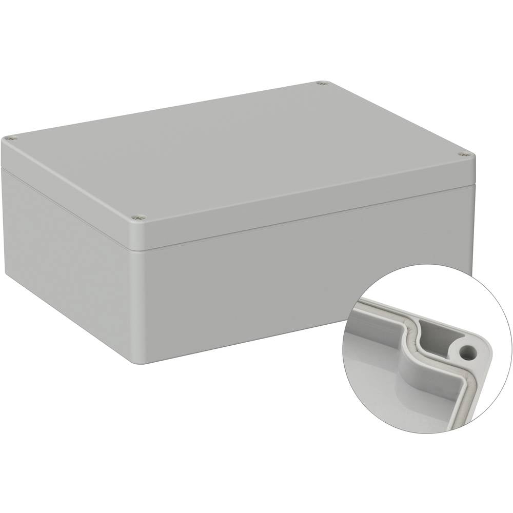 TRU COMPONENTS TC-9065640 Industriële behuizing 200 x 150 x 75 ABS Grijs-wit (RAL 7035) 1 stuk(s)