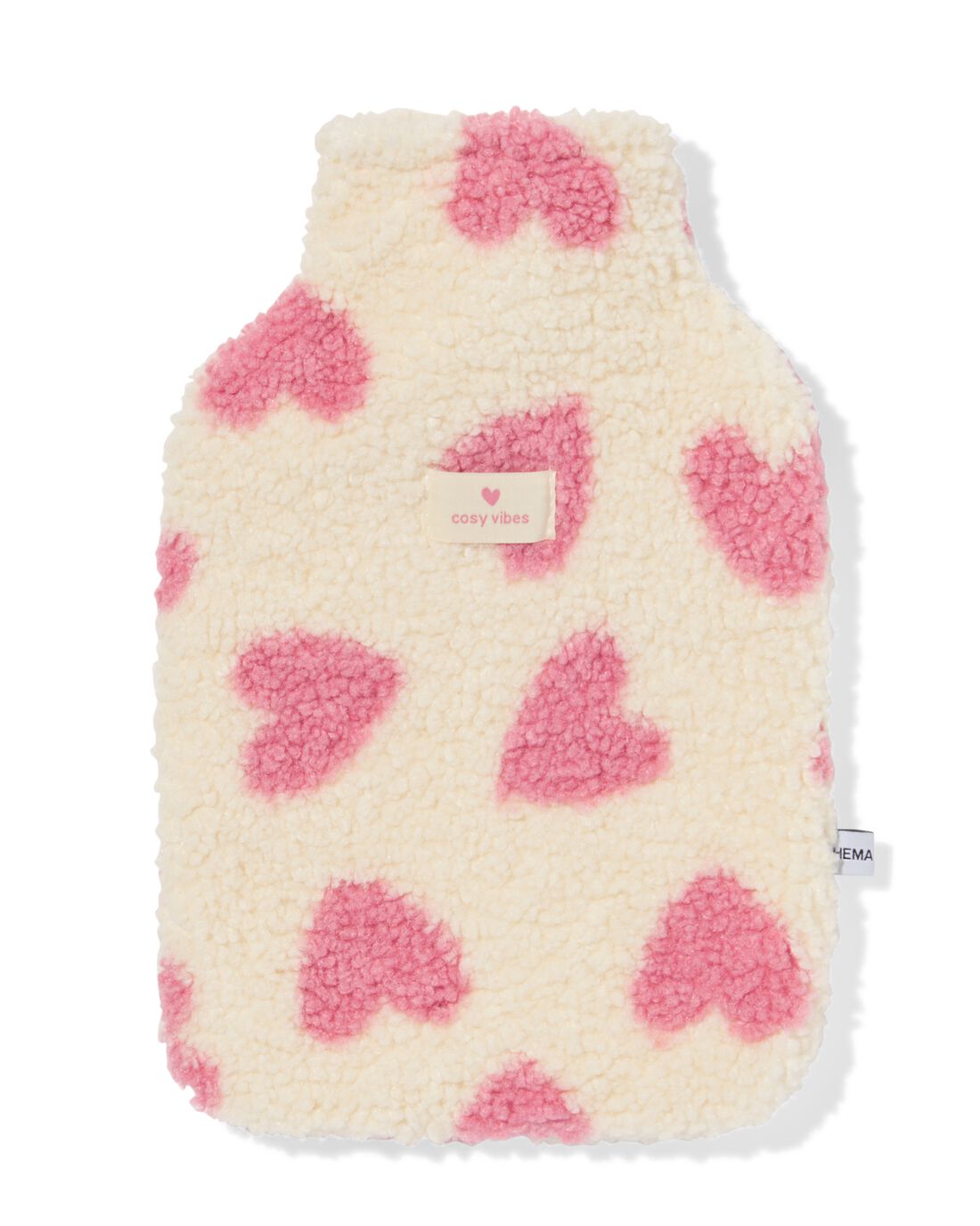 HEMA Kruik 33cm Hartjes Crème