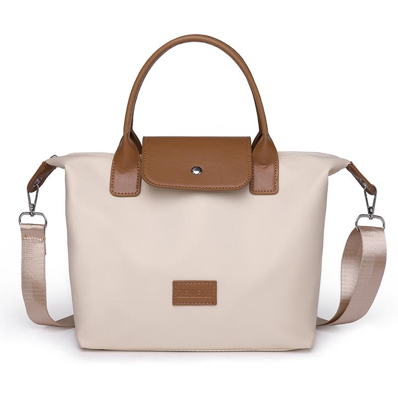 Kuluosidi Dames schoudertas Nylon draagtas Crossbody draagbare moedertas beige