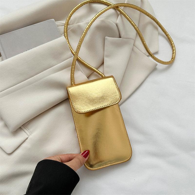 Colorful Bag Casual Dames Tassen Pu Lederen Portemonnees Effen Kleur Mobiele Telefoon Portemonnee Dame Crossbody Schoudertas Handtas Geld Messenger Bag 10.5x0.5x18.5cm