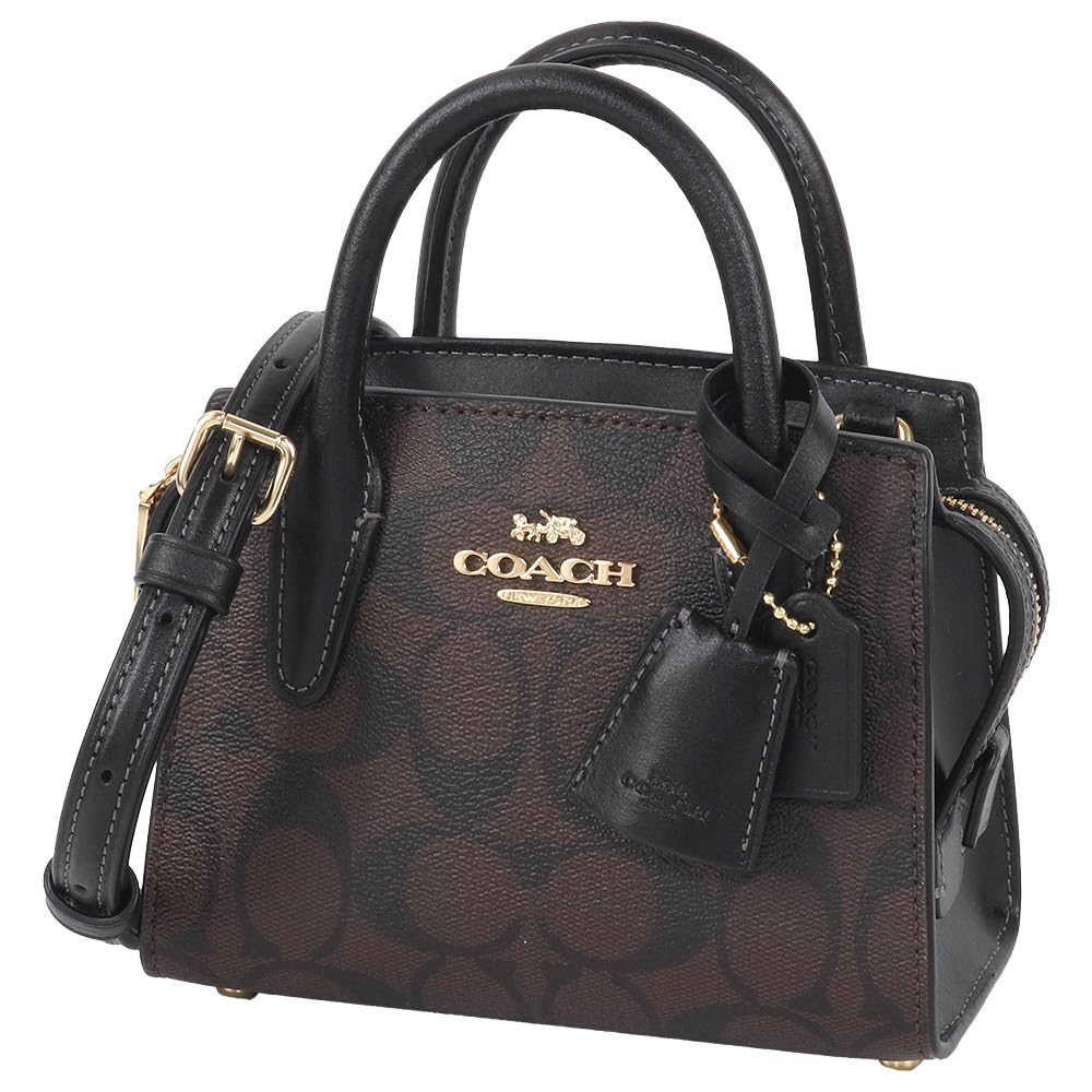 Coach Tas Schoudertas CO975 IMAA8 Mini Tas 2way Outlet Bruin Zwart [] Dames [Item]