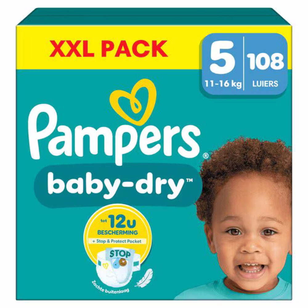 Pampers Baby Dry Luiers Maat 5 (11-16 kg) 108 stuks