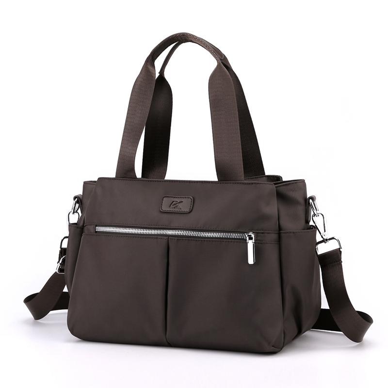 RUWB BAGS Nieuwe damesmode schoudertassen met meerdere compartimenten retro casual nylon reistas 2024 zomer crossbody tas voor dames