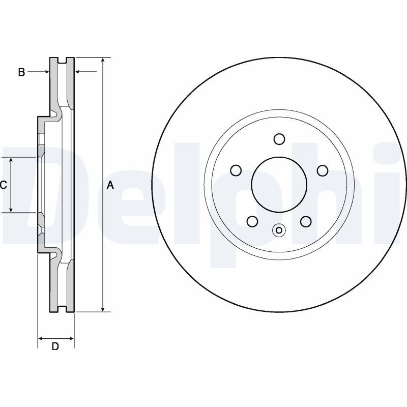 Chevrolet Jeu De 2 Disques De Frein Peints