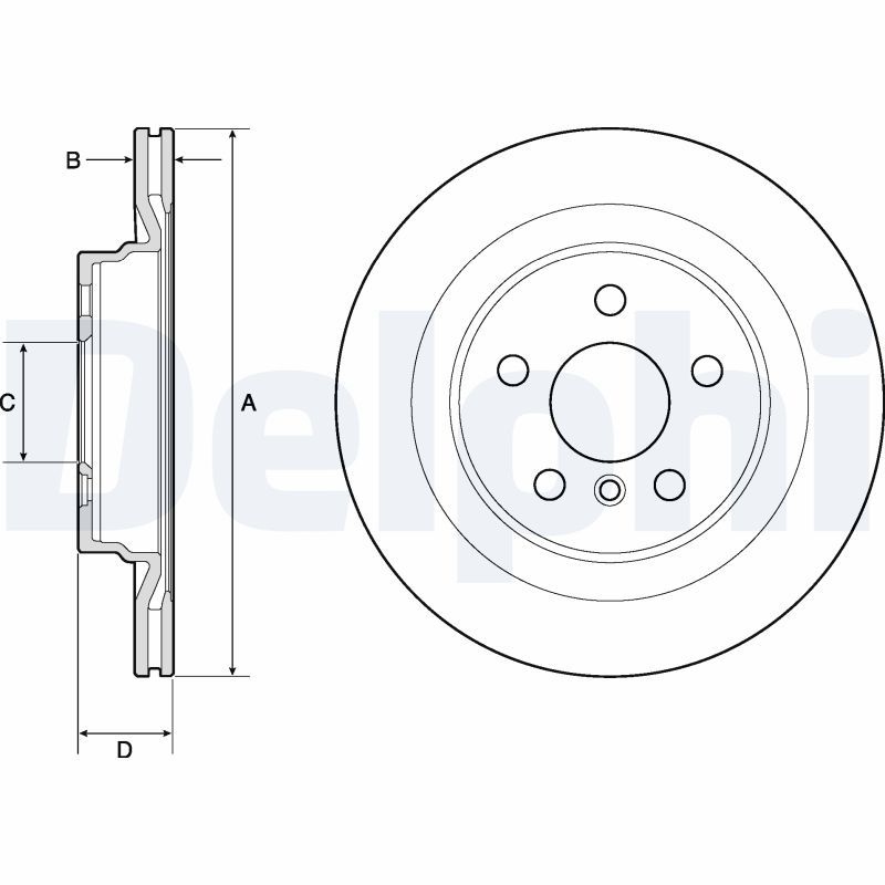 Bmw Jeu De 2 Disques De Frein Peints