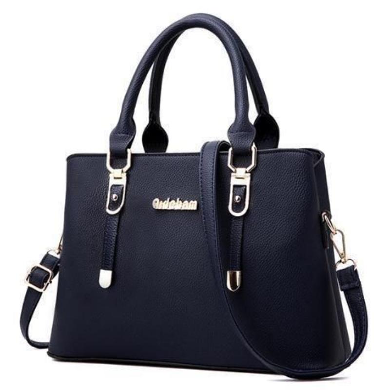 WTEMPO Damestas Koreaanse versie van de Temperament Handtas Multi-layer Mode Volwassen Middelbare Vrouw Tas Enkele Schouder Crossbody Tas one size marineblauwe kleur