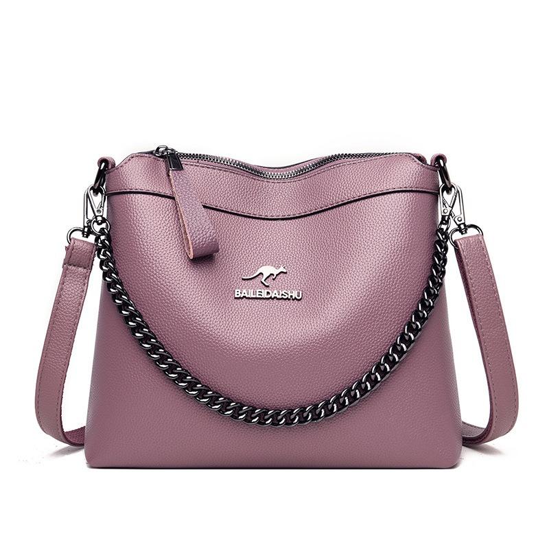 VIA ROMA Tas met grote capaciteit Damestas Mode Zachte enkele schoudertas Crossbodytas Moedertas One Size