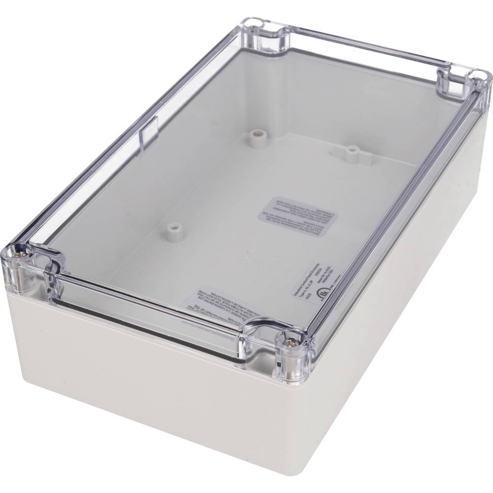Hammond Electronics 1554FL2GY Behuizing 119 x 89 x 45 Polycarbonaat Lichtgrijs 1 stuk(s)