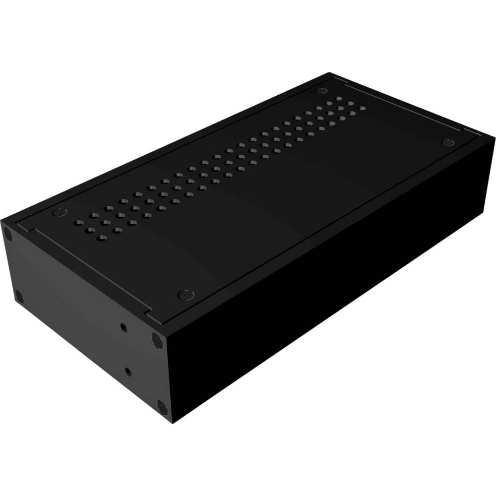 Hammond Electronics RM5U1918VBK Tafelbehuizing 222 x 422 x 457 Aluminium Zwart 1 stuk(s)