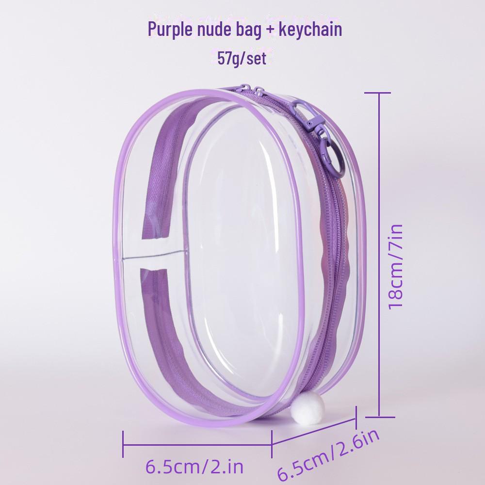 StrideBox Labubu Hoog-Transparant PVC Anime Pop Stofdichte Hangzak