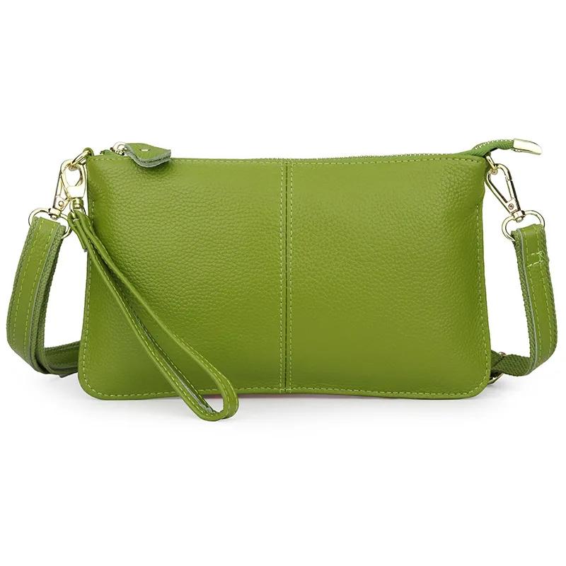 Molly Show Dames Echt Leren Dag Clutches Snoepkleur Schoudertas Dames Mode Crossbody Tassen Kleine Dames Handtassen Clutch Bolsos