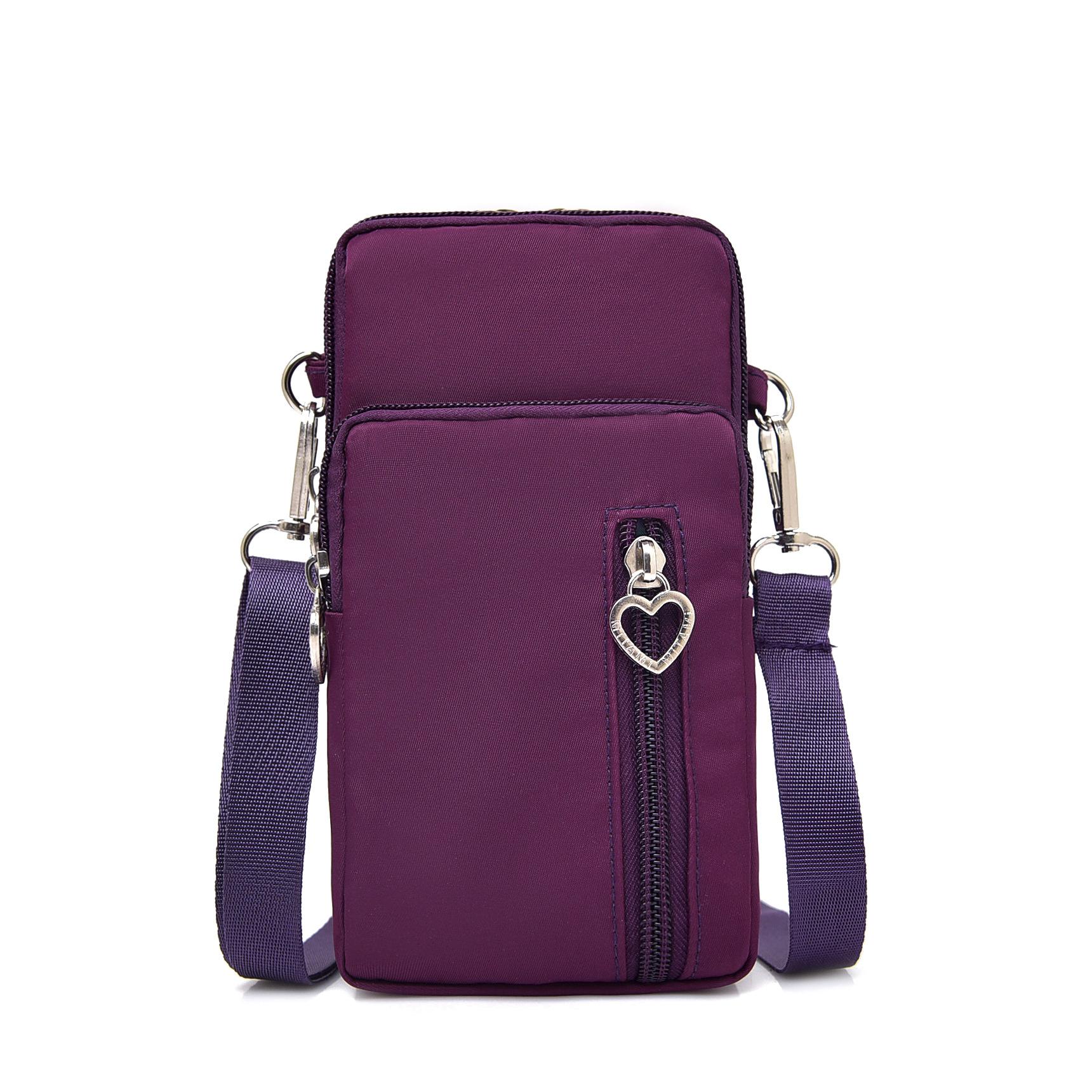 Xiao Home 1PC Mode Mannen en Vrouwen Sport Vierkante Tas Mini Mobiele Telefoon Zakje Crossbody Schoudertassen Arm Tas
