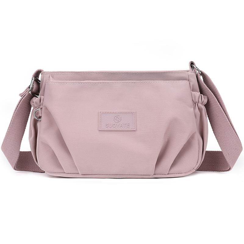 RUWB BAGS Effen kleur waterdichte schoudertas vrouwen casual kleine crossbody tas multifunctionele handtas messenger bag