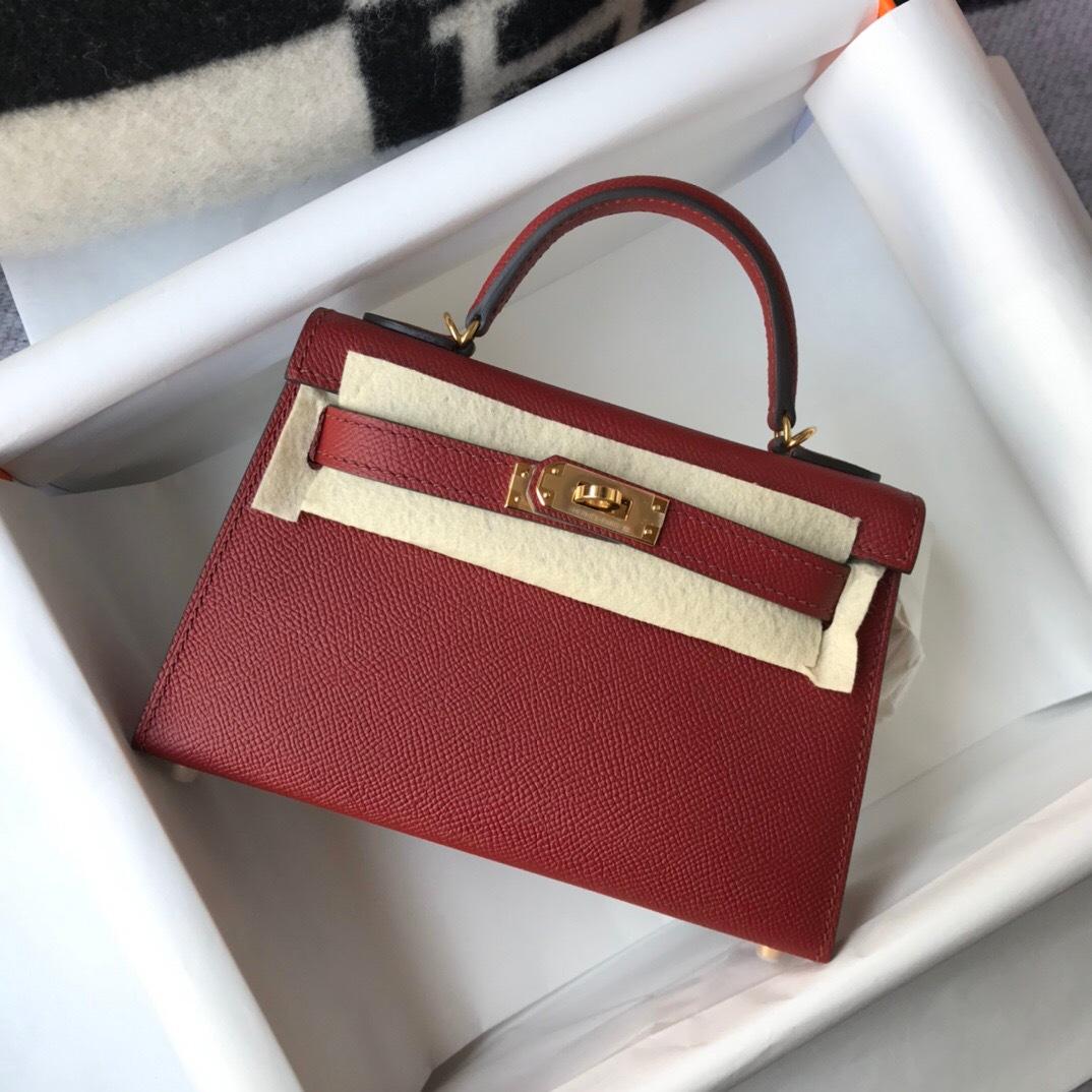 Purple Rose Nieuwe Echte Lederen Tweede Generatie Tas Mini Tas Palm Print Koeienhuid Enkele Schouder Dames Crossbody Tas Klassiek Modieus En Veelzijdig 21cm+box with silk scarf
