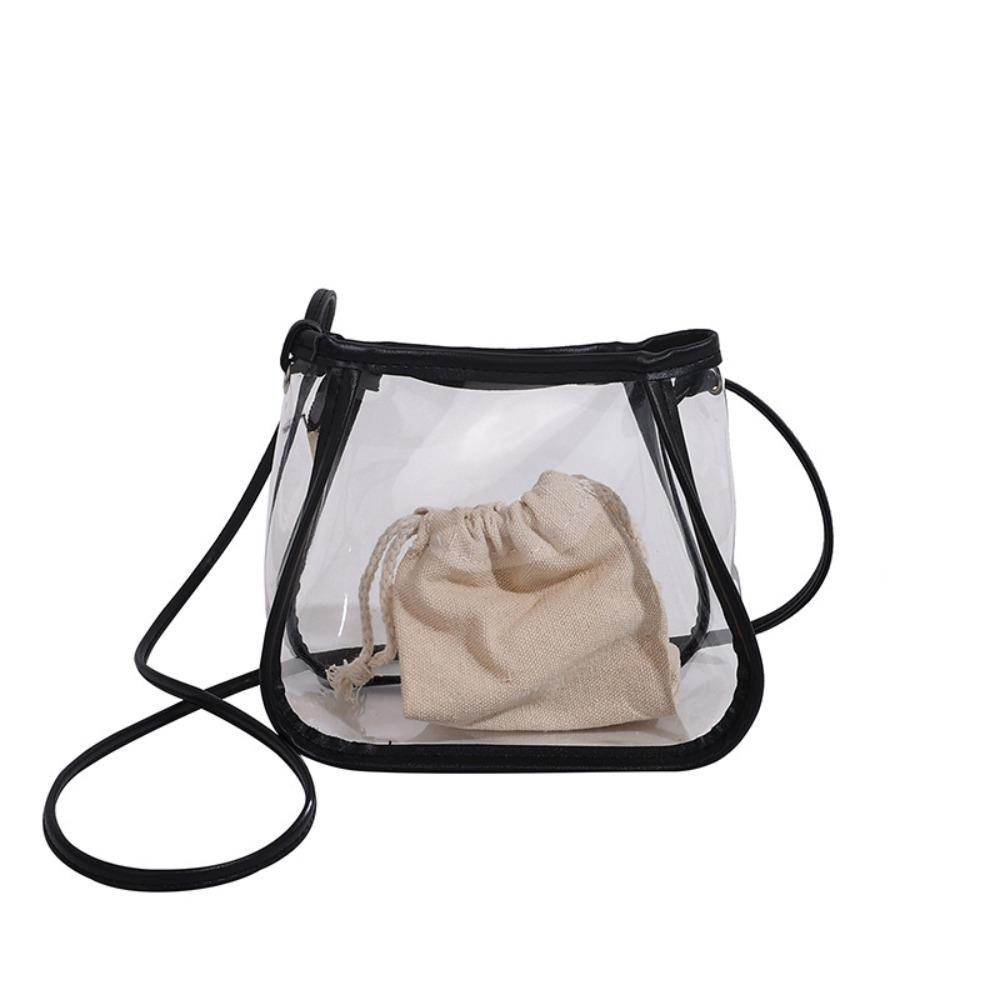 Shanxi Waterproof shoulder bag 2 in 1 Women's Bag Fashion Clear Crossbody Bag  travel