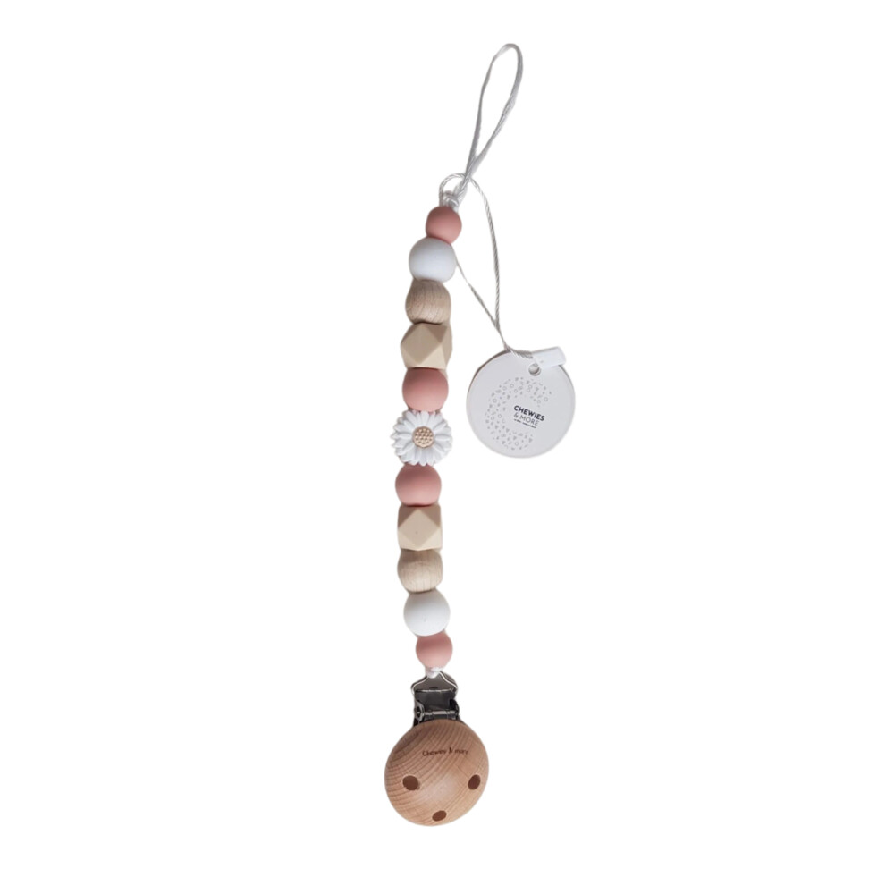 Chewies&more Speenclip Daisy Peachy