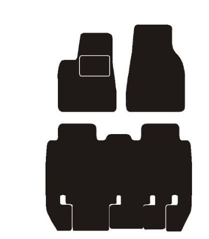 Tesla Automatten passend voor  model x, 5-zits 2017 ->