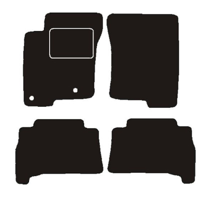Toyota Automatten passend voor  Landcruiser 5 deurs 2010-