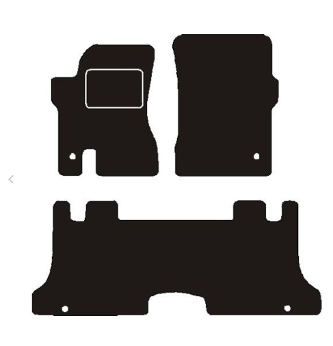 Ssangyong Automatten passend voor ssang yong rodius 5p & 7p voor + 2e rij 2013 ->
