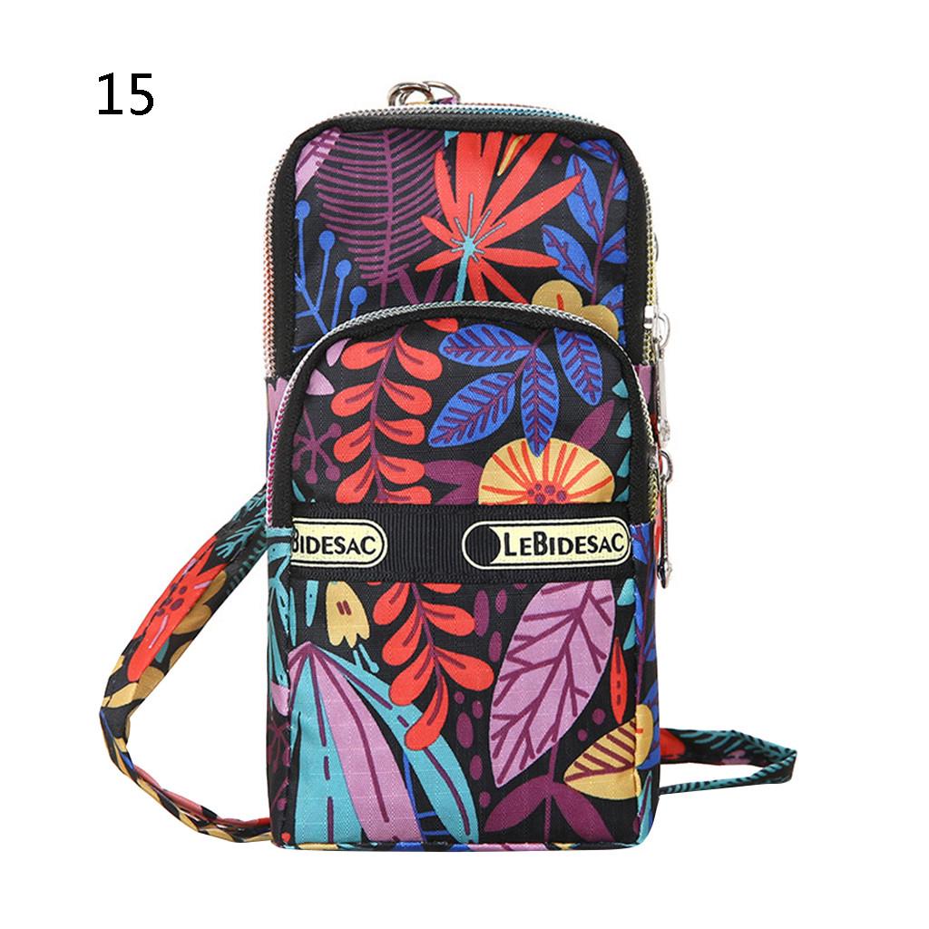 Xingben Two Mode Neutrale Nylon Studenten Buitensport Armtas Telefoontasje Portemonnee 15