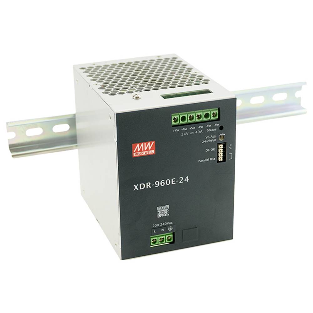 MW Mean Well MEAN WELL XDR-960E-48 DIN-rail netvoeding 48 V 20 A 960 W Inhoud 1 stuk(s)