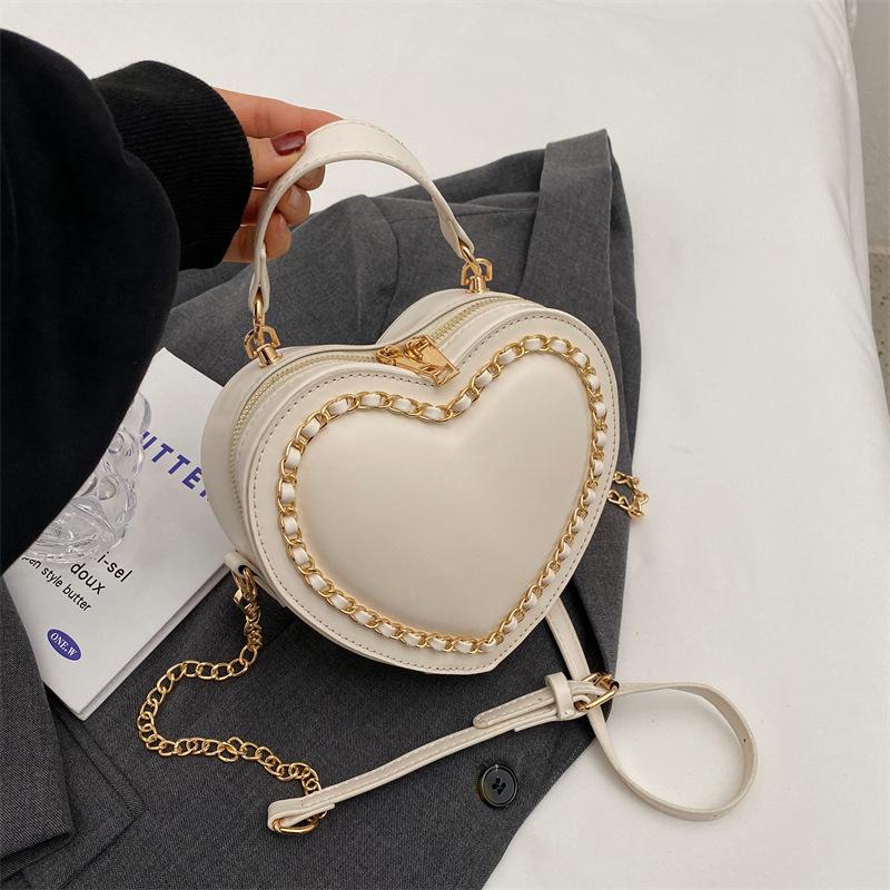 Enjoytime H Liefdesharttassen voor vrouwen Kettingen Schoudertas Crossbady Bolsas Feminina Groothandelsartikelen Bolsos Mujer Zoete modehandtassen