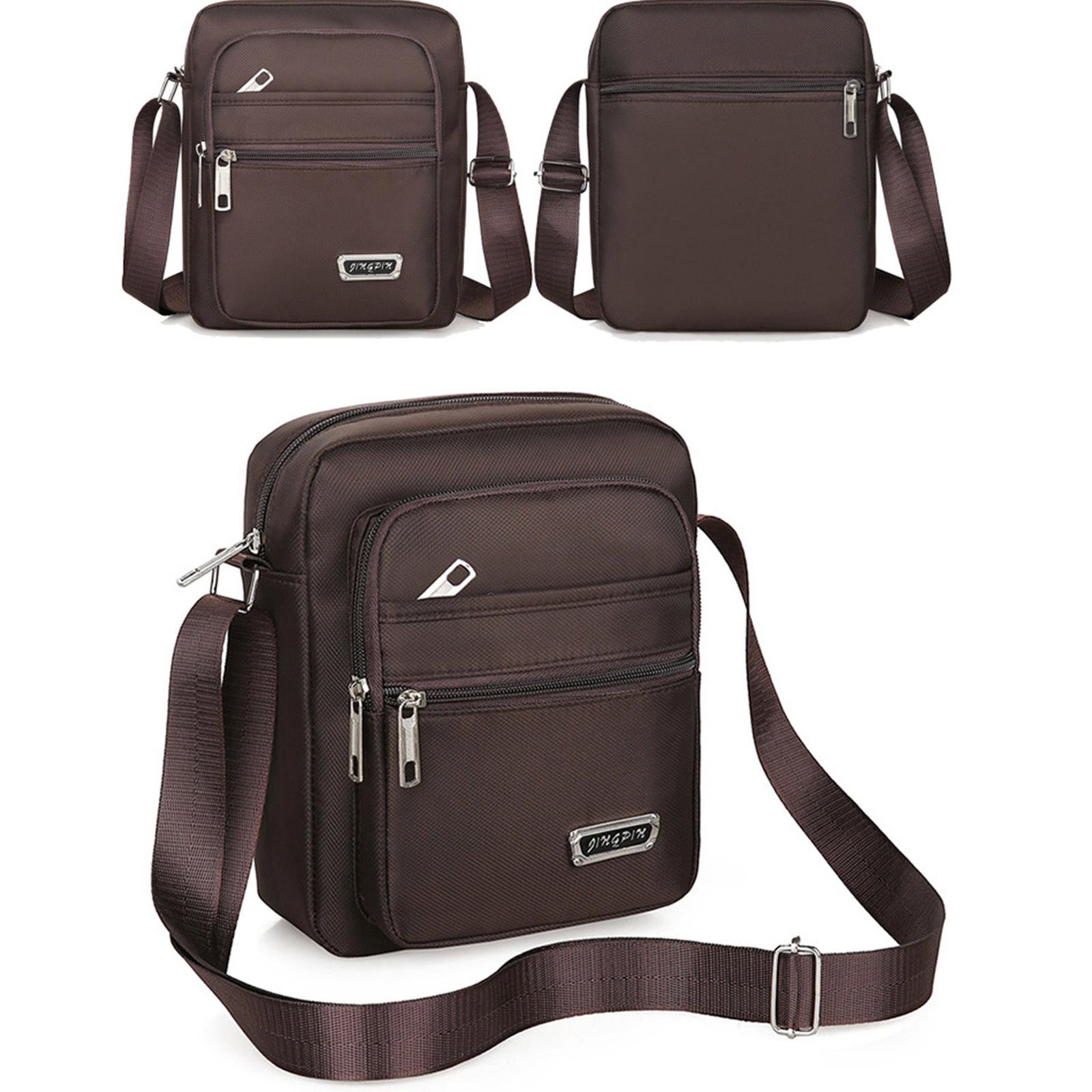 Xingben Two Zeslaags waterdichte ritssluiting met enkele schouder Messenger Bag Zakelijke tas Portemonnee One Size