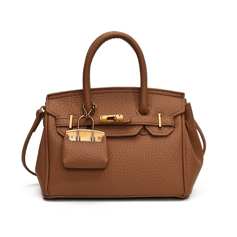The Bags Family Mode Platinum tas Dames Herfst en Winter Eenvoudige Casual Veelzijdige Buitenlandse Stijl Schouder Messenger Bag Large 23.5 * 11.5 * 18