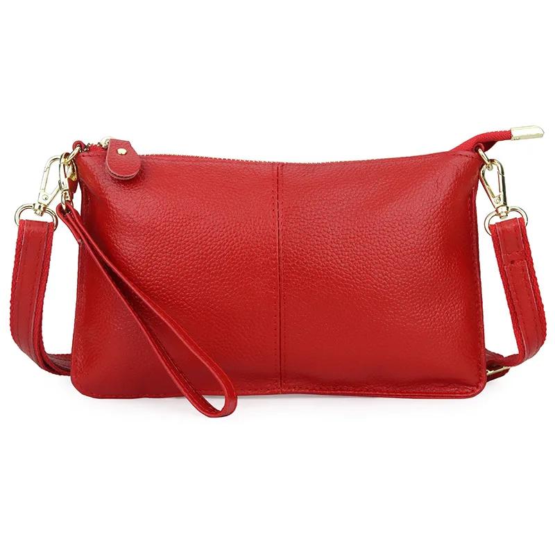 Molly Show Dames Echt Leren Dag Clutches Snoepkleur Schoudertas Dames Mode Crossbody Tassen Kleine Dames Handtassen Clutch Bolsos